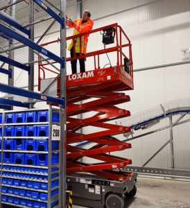 Warenlager Installation Datenlogger Lager Temperatur